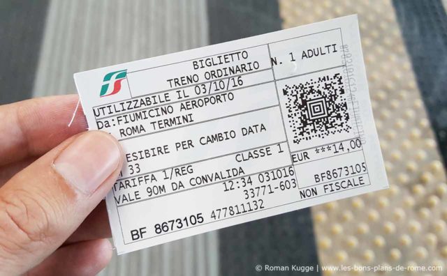 Ticket Billet Leonardo Express